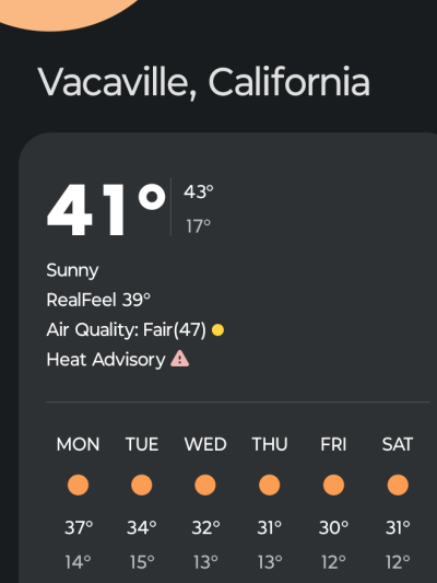41℃は暑かった…【San Franciscoのひとりごと...３】